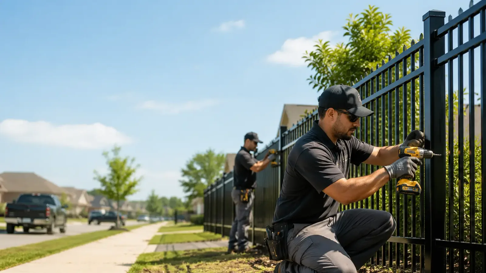 Metal Fence Installation in Waveland, MS